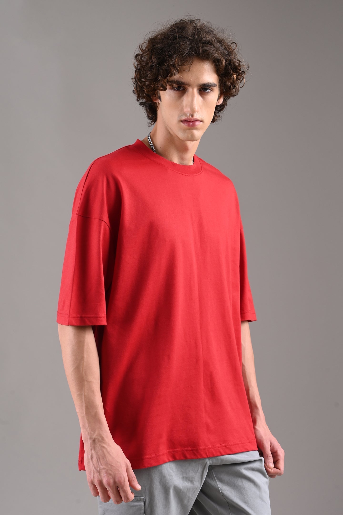 Pack of 3 Baggy T-shirts - Navy/Red/Blue