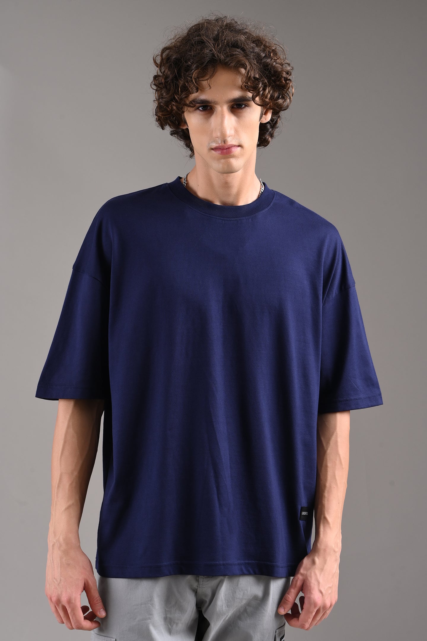 Pack of 3 Baggy T-shirts - Navy/Red/Blue
