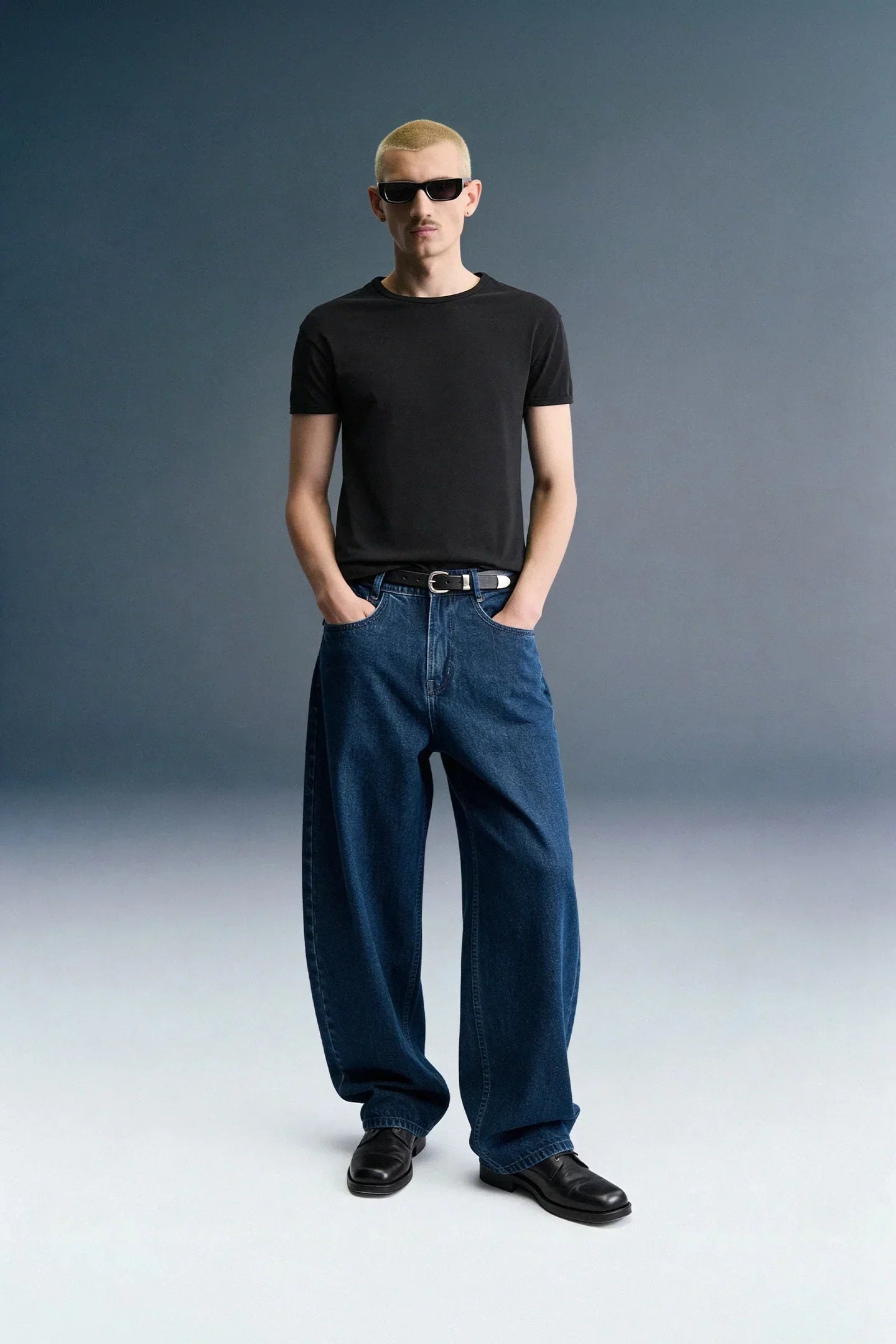 Indigo Men's Baggy Jeans
