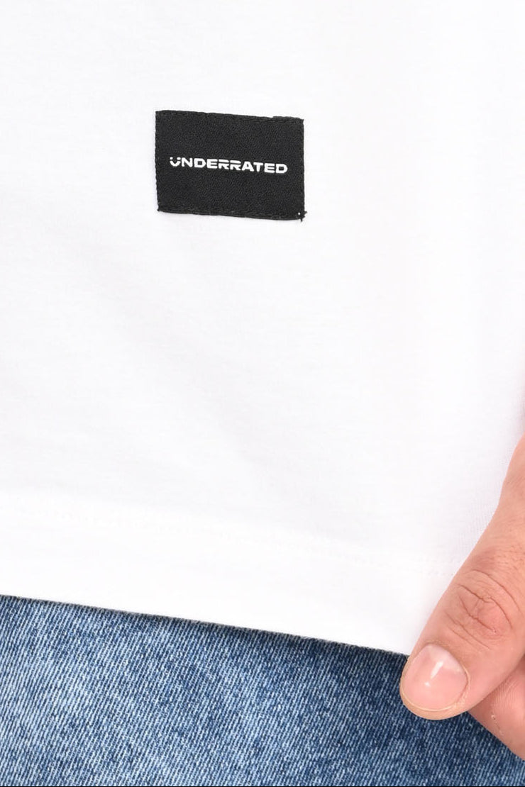 Urban Airborne Energy White Oversized Fit T-Shirt Men