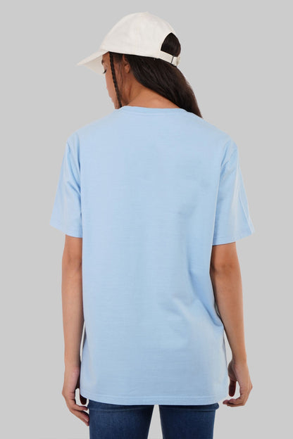 Scenery Shades Sky Blue Boyfriend Fit T-Shirt Women