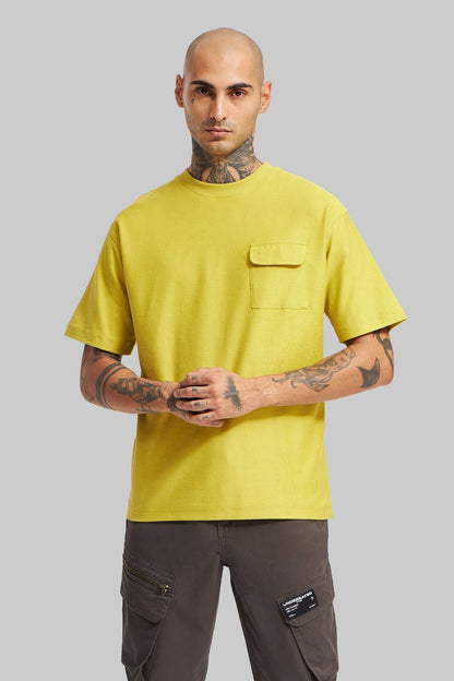 Patch Pocket Lime Green T-shirt