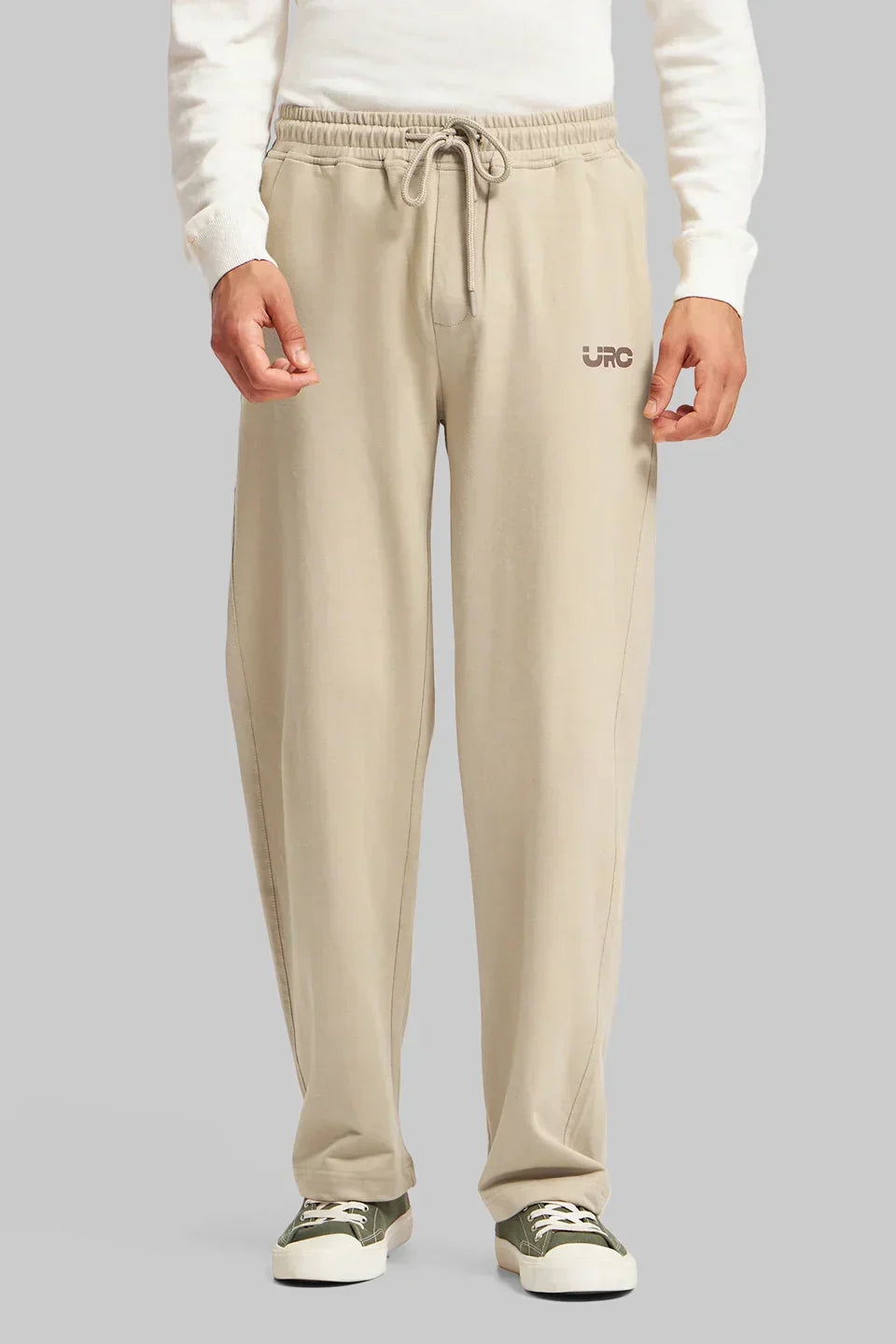 Pack of 3 Men's joggers combo - Ash grey/ Beige/ Black