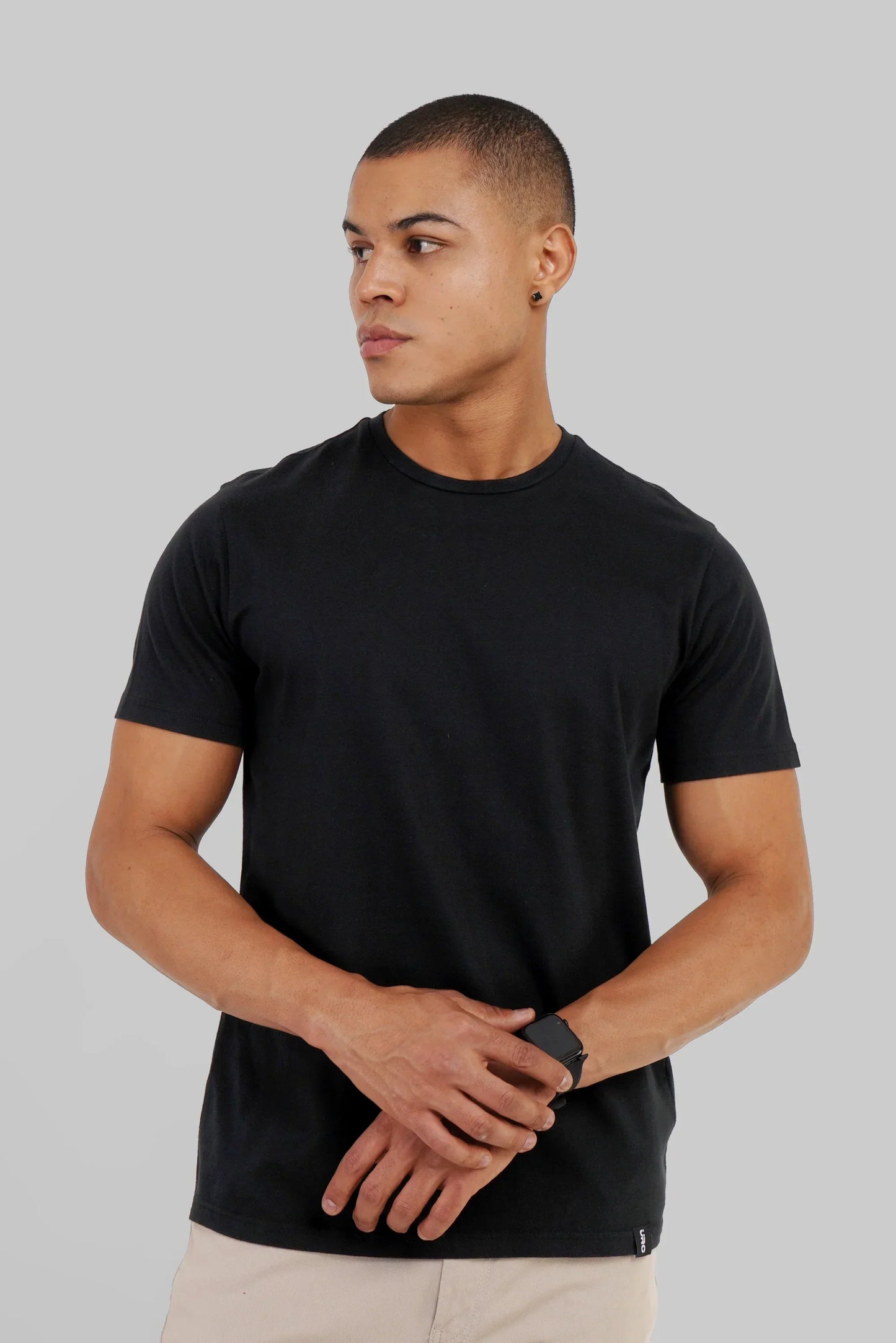 Pack of 3 Regular Fit T-shirts - Lilac/Blue/Black