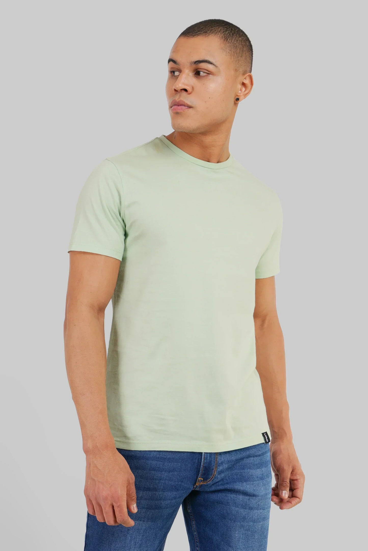 Pack of 3 Regular Fit T-shirts - Green/Black/Navy