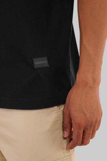 Urban Arabic Vibe Black Baggy Fit T-Shirt Men
