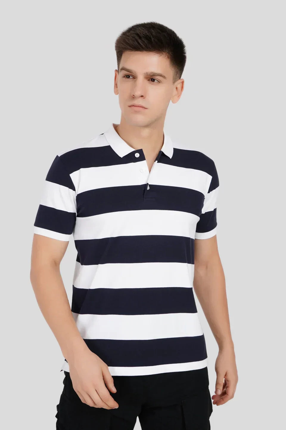 Pack of 2 Rugby Polo T-shirt combo - Navy /Maroon