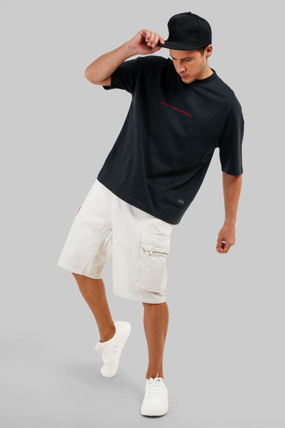 Chrome Head Black Baggy Fit T-Shirt Men